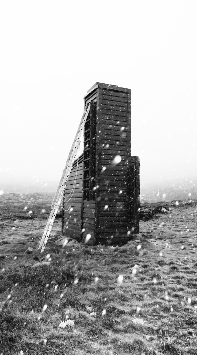 The Blizzard Begins at Cootapatamba Hut, AAWT - Cootapatamba Hut, Kosciuszko National Park