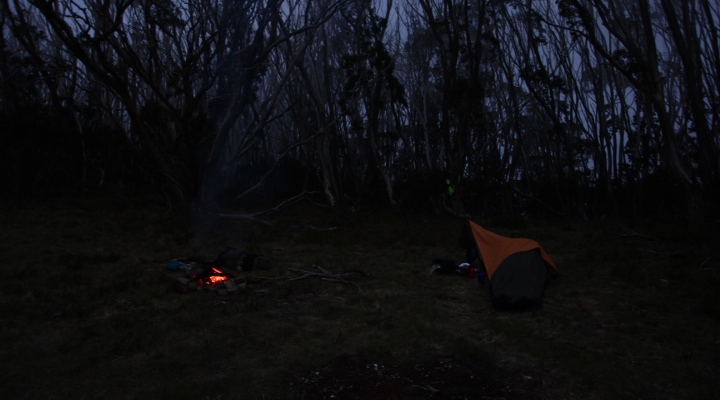 My first campsite, AAWT Mt Skene