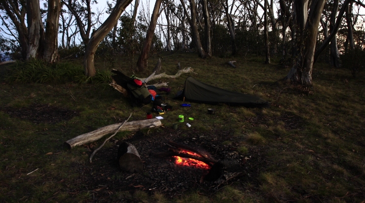 Sunset at campsite number 2 nerar Mt Mckintly, AAWT Mt McKintly