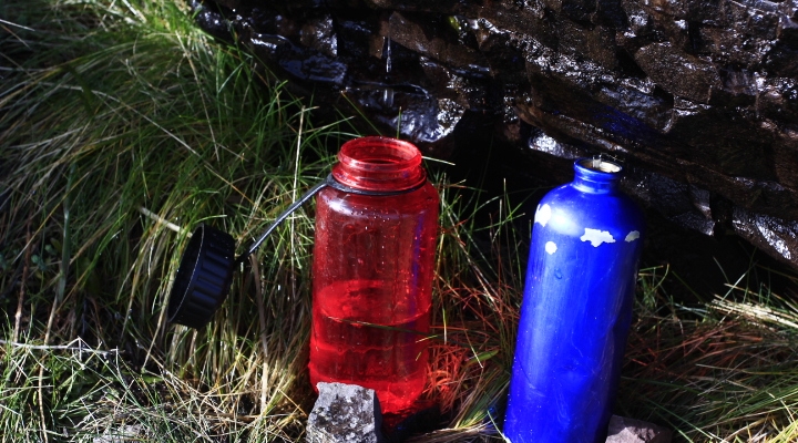 Drip Filling the Water Bottles, 