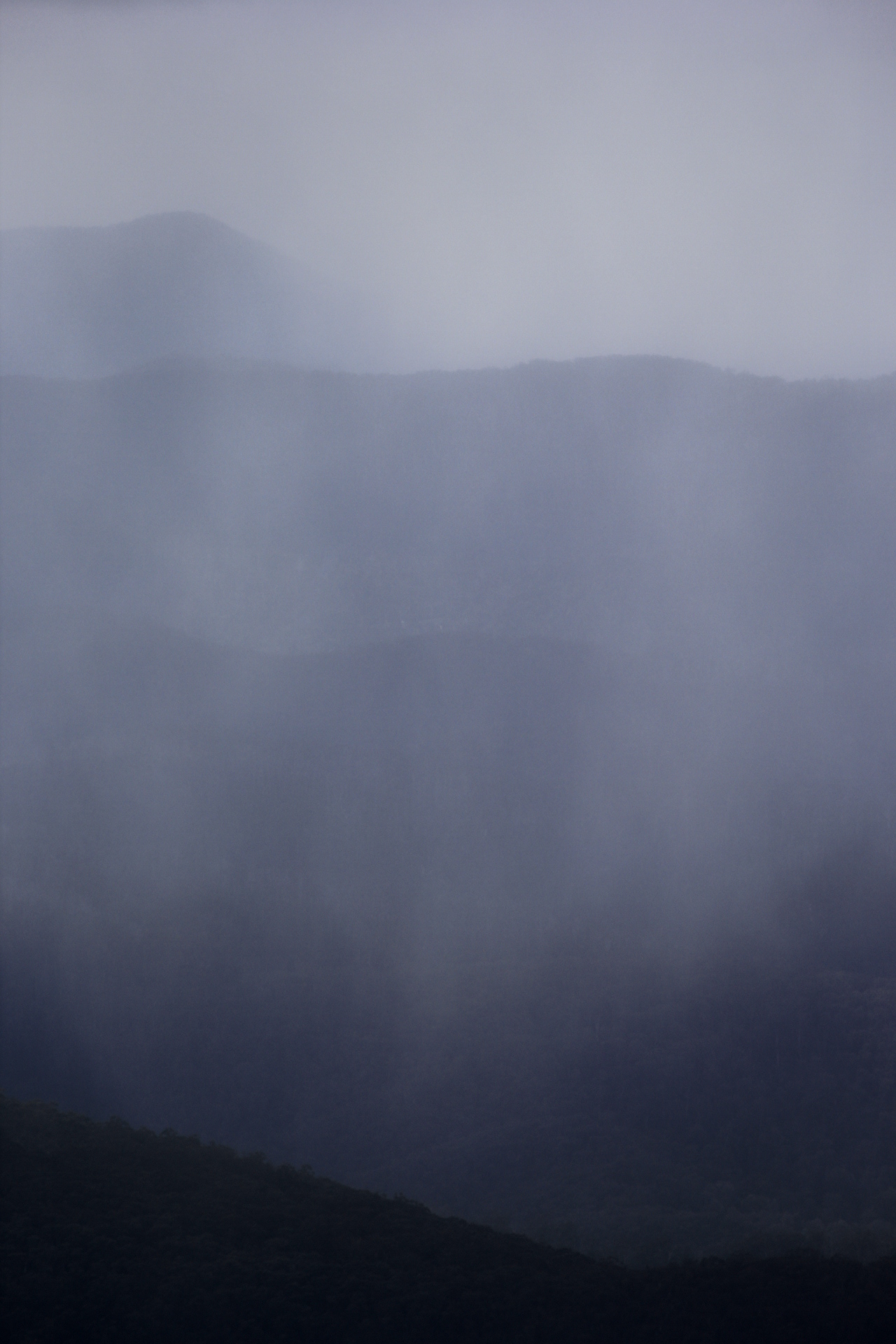 Blue Hills and Snow in the Alpine National Park, AAWT Alpine National Park Mt Howitt