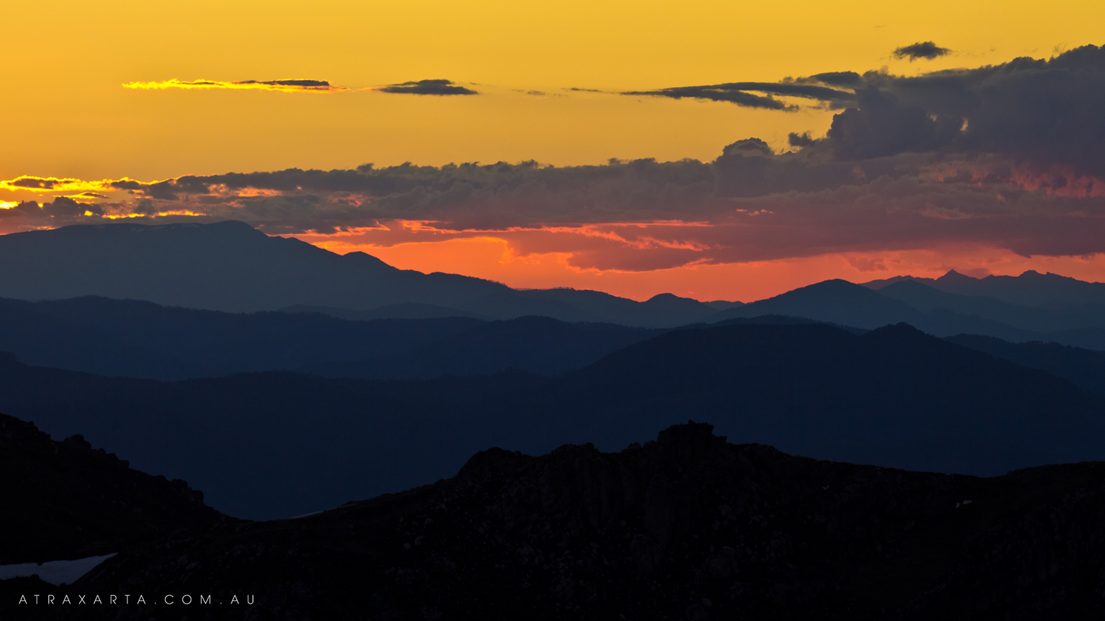 Mt Bogong Sunset, Alpine National Park, Mt Bogong