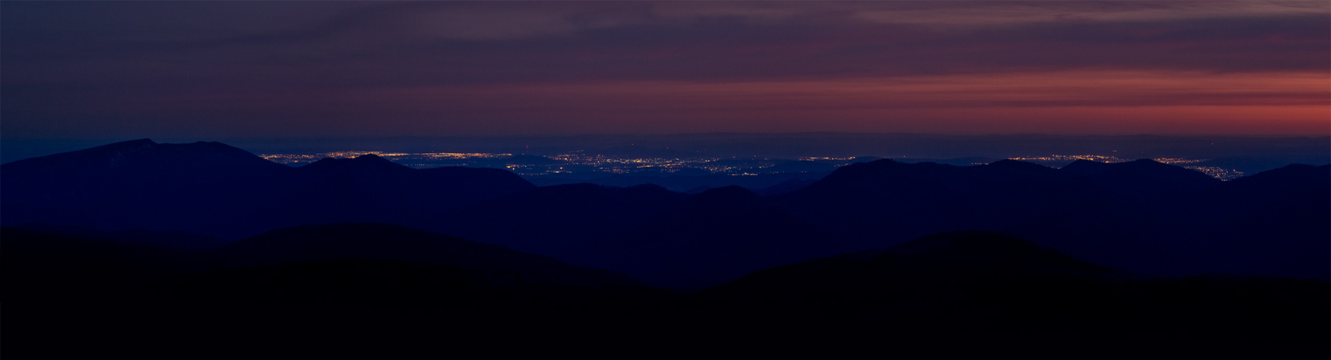 Dawn over the Nations Capital, AAWT Mt Gingera, ACT