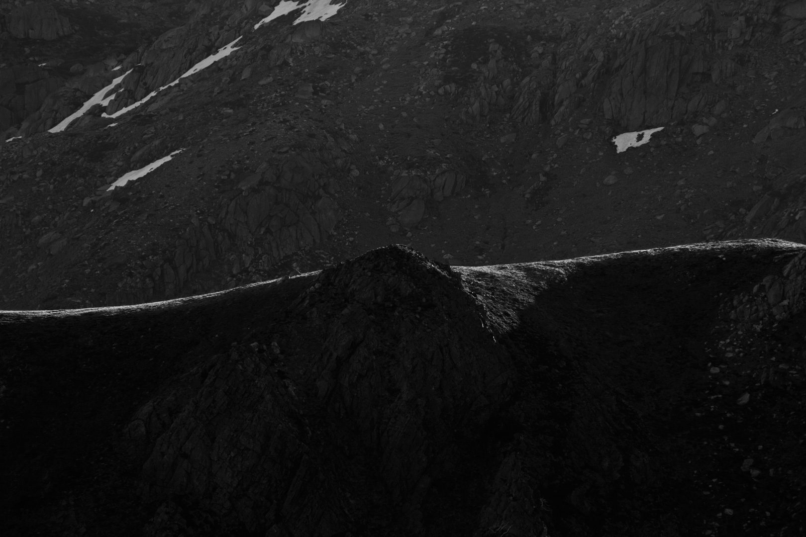 Ridgeline looking towards Mt Townsend, AAWT looking at Mt Townsend, Snowy Mountains